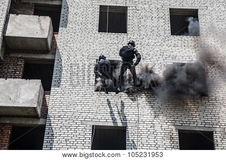 SWAT assault operation