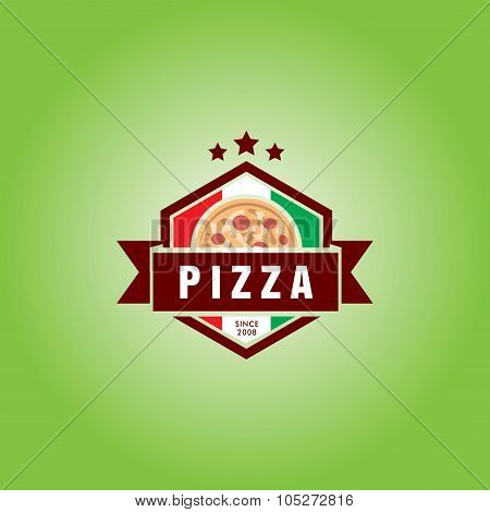 Pizzeria Vector Logo Template