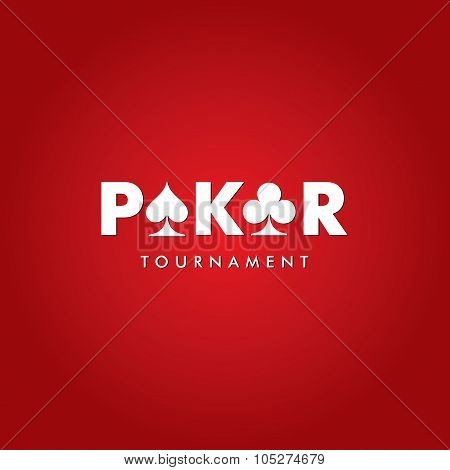 Poker Casino Vector Logo Template