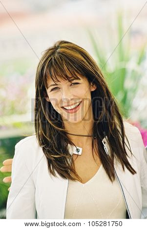 CANNES, FRANCE - MAY 15: French actress Sophie Marceau attends photocall for film 'A Ce Soir' at The 57th Annual Cannes Film Festival on May 15, 2004 in Cannes, France
