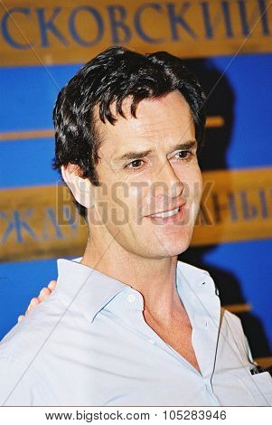 MOSCOW - JUNE 23 : Rupert Everett attends the press conference at the International Moscow Film Festival on June 23, 2004 in Moscow, Russia.