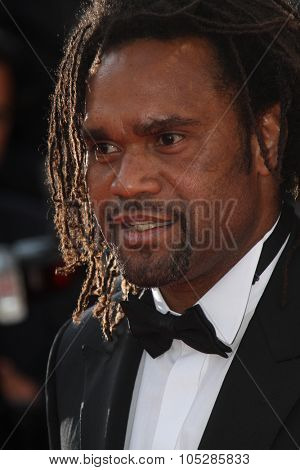 CANNES, FRANCE - MAY 17: The football player  Christian Karembeu attend 'Biutiful' Premiere at the Palais des Festivals during the 63rd Cannes Film Festival on May 17, 2010 in Cannes, France