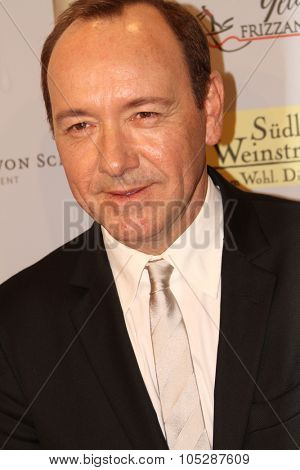 BERLIN, GERMANY - FEBRUARY 11: Kevin Spacey arrives for the 'Margin Call' - party during day two of the 61st Berlin International Film Festival at San Nicci on February 11, 2011 in Berlin, Germany.