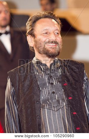 CANNES, FRANCE - MAY 16: Shekhar Kapur arrives at 