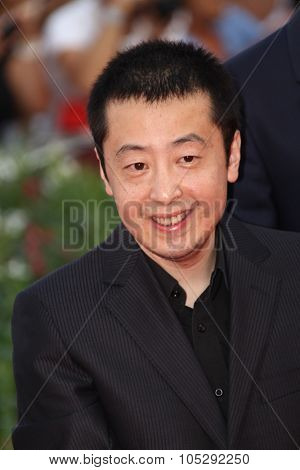 VENICE, ITALY - AUGUST 31: Director Jia Zhang-Ke attends 'The Ides Of March' premiere during the 68th Venice Film Festival at Palazzo del Cinema on August 31, 2011 in Venice, Italy.
