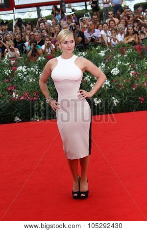 VENICE, ITALY - SEPTEMBER 02: Actress Kate Winslet attends 'Mildred Pierce' Premiere at Palazzo del Cinema on September 2, 2011 in Venice, Italy.