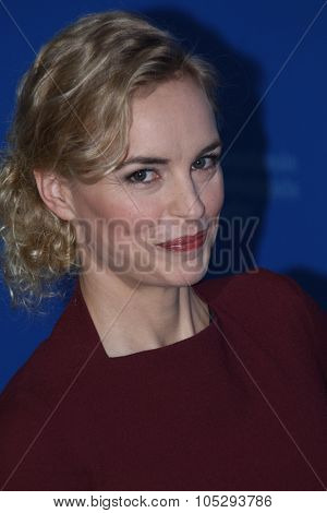 BERLIN, GERMANY - FEBRUARY 11: Actress Nina Hoss attends the 'Barbara' Photocall during day three of the 62nd Berlin  Film Festival at the Grand Hyatt on February 11, 2012 in Berlin, Germany.