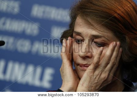 BERLIN, GERMANY - FEBRUARY 12: Charlotte Rampling attends the 'I, Anna'  Press Conference mduring day four of the 62nd Berlin  Film Festival at the Grand Hyatt on February 12, 2012 in Berlin, Germany