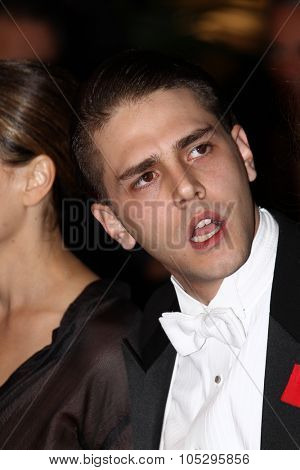 CANNES, FRANCE - MAY 18:  Xavier Dolan, Nathalie Baye attends the 'Laurence Anyways' Premiere at Palais des Festivals on May 18, 2012 in Cannes, France.