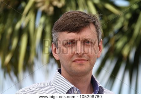 CANNES, FRANCE - MAY 25: Sergei Loznitsa poses at the 'V Tumane' photocall during 65th Annual Cannes Film Festival at Palais des Festivals on May 25, 2012 in Cannes, France.