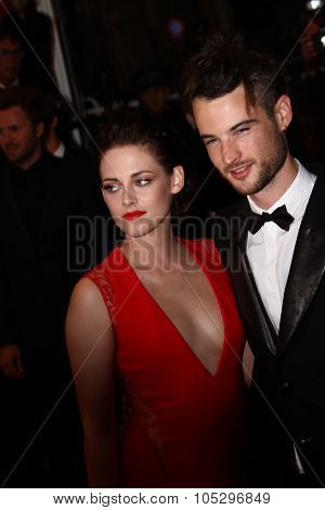 CANNES, FRANCE - MAY 25:  Kristen Stewart; Tom Sturridge attend the 'Cosmopolis' Premiere during the 65th Cannes Film Festival at Palais des Festivals on May 25, 2012 in Cannes, France