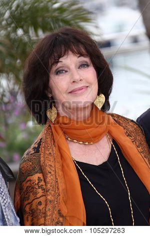CANNES, FRANCE - MAY 21: Anny Duperey poses at 'Vous N'avez Encore Rien Vu' Photocall during the 65th Annual Cannes Film Festival at Palais des Festivals on May 21, 2012 in Cannes, France.