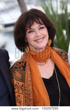 CANNES, FRANCE - MAY 21: Anny Duperey poses at 'Vous N'avez Encore Rien Vu' Photocall during the 65th Annual Cannes Film Festival at Palais des Festivals on May 21, 2012 in Cannes, France.
