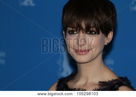 BERLIN, GERMANY - FEBRUARY 09: Anne Hathaway attends the 'Les Miserables' Photocall during the 63rd Berlinale International Film Festival at Grand Hyatt Hotel on February 9, 2013 in Berlin, Germany