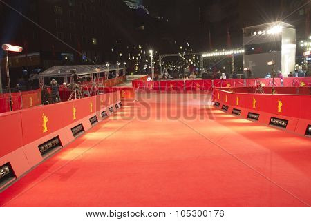 BERLIN, GERMANY - FEBRUARY 15: Berlinale Palast, red carpet the main venue at the 63th Berlinale International Film Festival on February 15, 2013 in Berlin, Germany