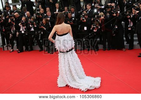 CANNES, FRANCE - MAY 14: Laetitia Casta attends the opening ceremony and 'Grace of Monaco' premiere at the 67th Annual Cannes Film Festival on May 14, 2014 in Cannes, France.