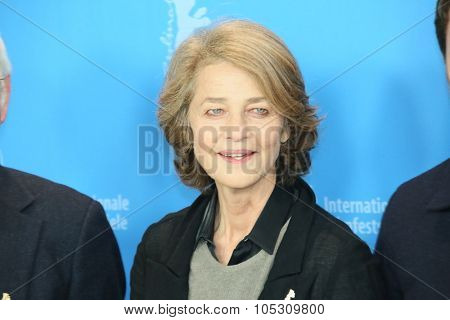 BERLIN, GERMANY - FEBRUARY 06: Charlotte Rampling attends the '45 Years' photocall during the 65th Berlinale International Film Festival at Grand Hyatt Hotel on February 6, 2015 in Berlin, Germany