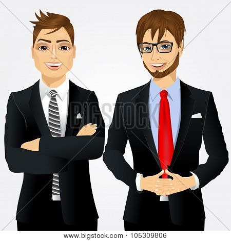 two young businessmen