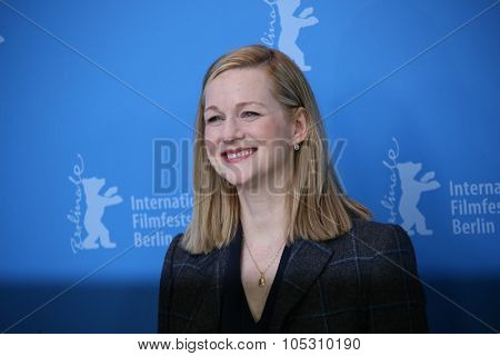 BERLIN, GERMANY - FEBRUARY 08: Laura Linney attends a photocal of the film 'Mr Holmes' presented in the competition of the 65th Film Festival Berlinale in Berlin, on February 8, 2015