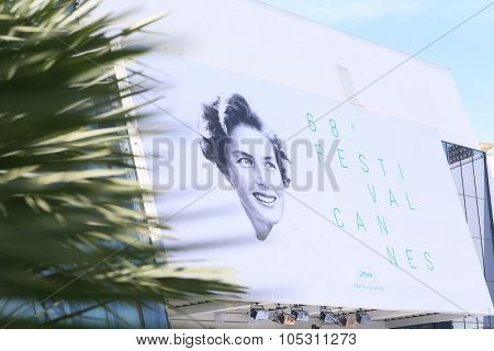 CANNES, FRANCE - MAY 215: A general view of atmosphere on during the 68th Annual Cannes Film Festival on May 12, 2015 in Cannes, France.