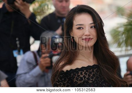 Shu Qi attends a photocall for 'Nie Yinniang' during the 68th annual Cannes Film Festival on May 21, 2015 in Cannes, France.