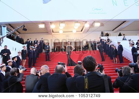 Jourdan Dunn attends the 'The Little Prince' premiere during the 68th annual Cannes Film Festival on May 22, 2015 in Cannes, France.