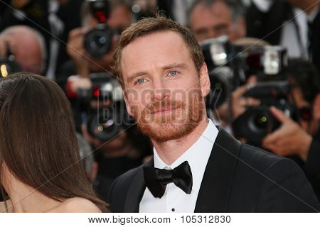 Michael Fassbender  attends the 'Macbeth' Premiere during the 68th annual Cannes Film Festival on May 23, 2015 in Cannes, France.