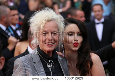 Ellen von Unwerth, Emma Miller  attend the 'Macbeth' Premiere during the 68th annual Cannes Film Festival on May 23, 2015 in Cannes, France.