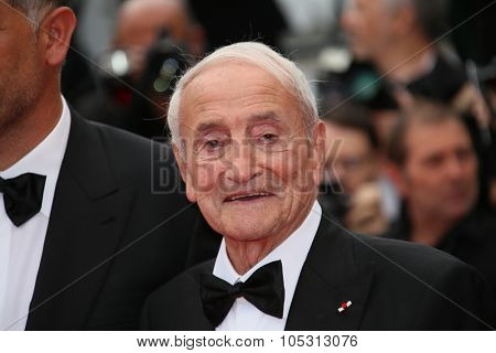 Claude Lorius attends the closing ceremony and 'Le Glace Et Le Ciel' Premiere during the 68th annual Cannes Film Festival on May 24, 2015 in Cannes, France.