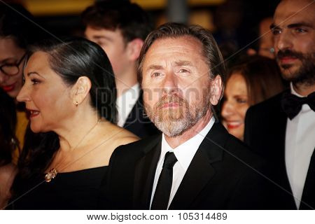 Cannes, France -  May 22, 2015: Tim Roth attends the 'Little Prince' Premiere during the 68th annual Cannes Film Festival on May 22, 2015 in Cannes, France.