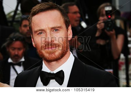 Michael Fassbender attends the 'Macbeth' Premiere during the 68th annual Cannes Film Festival on May 23, 2015 in Cannes, France.