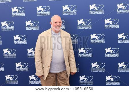 VENICE, ITALY - SEPTEMBER 09: Brian de Palma during the 72th Venice Film Festival 2015 in Venice, Italy