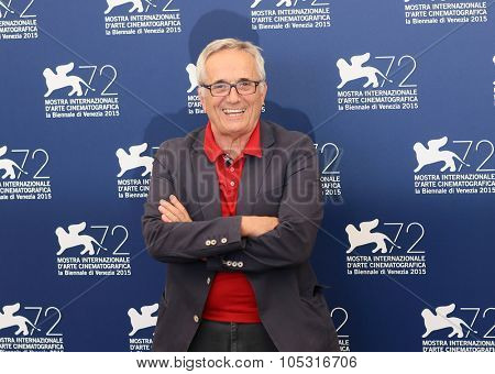 VENICE, ITALY - SEPTEMBER 08: Marco Bellocchio during the 72th Venice Film Festival 2015 in Venice, Italy