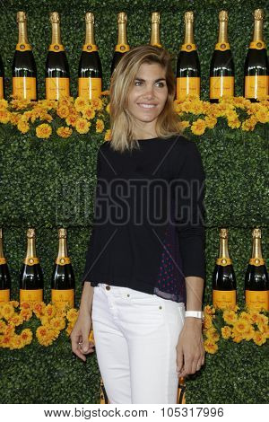 LOS ANGELES - OCT 17:  Delfina Blaquier at the Sixth-Annual Veuve Clicquot Polo Classic at the Will Rogers State Historic Park on October 17, 2015 in acific Palisades, CA