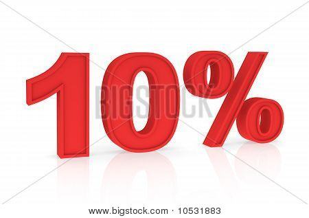 Korting 10 %