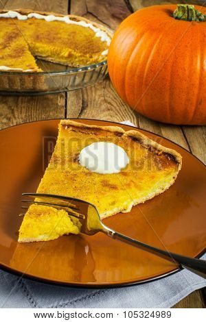 Thanksgiving Pumpkin Pie