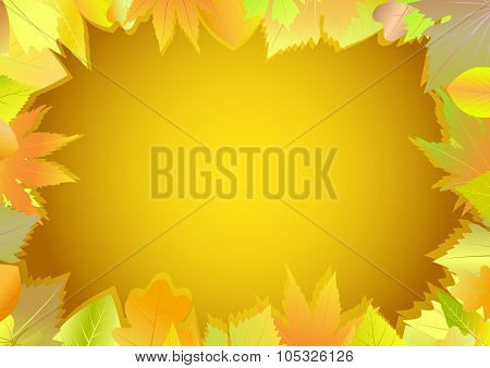Autumn greeting card.