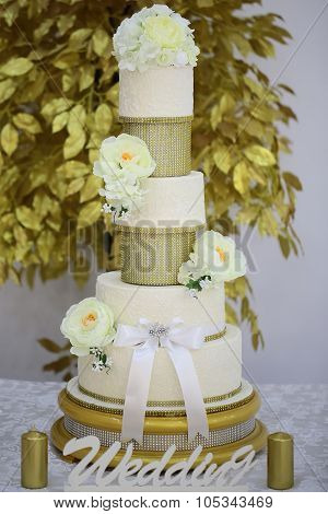 Multistage Dessert Wedding Cake