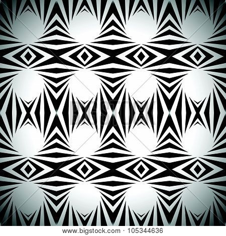Abstract Vector Pattern, Background In Black And White.