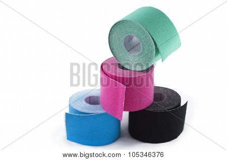 Variety Of Therapeutic Self Adhesive Tapes, Taping Kinesiologico
