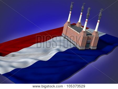 national heavy industry concept - Netherlandish theme