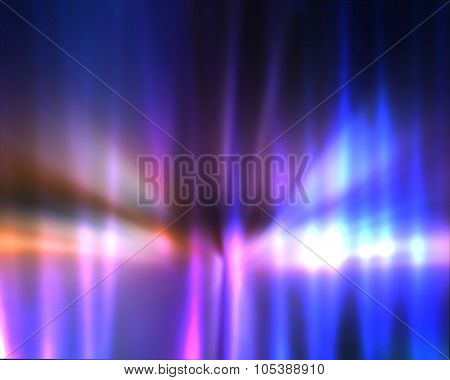 Motion Blurred Lights Abstract Background