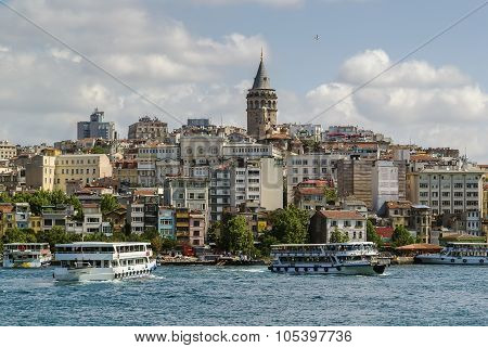 View Of  Istanbul Beyoglu Area