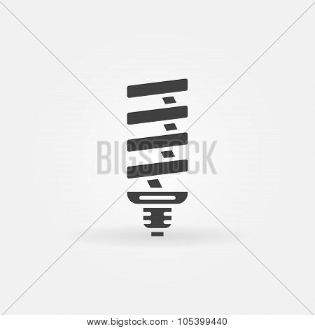 CFL light bulb icon