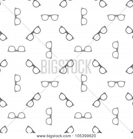 Eyeglasses seamless pattern