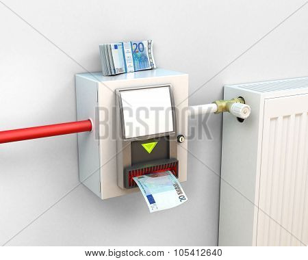 Bill Acceptor Next To The Battery