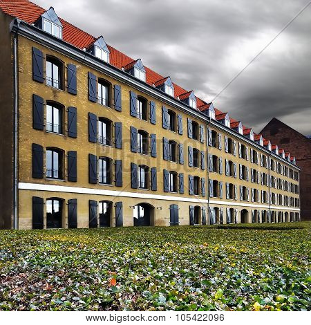 Larsens Plads In Copenhagen, Denmark.