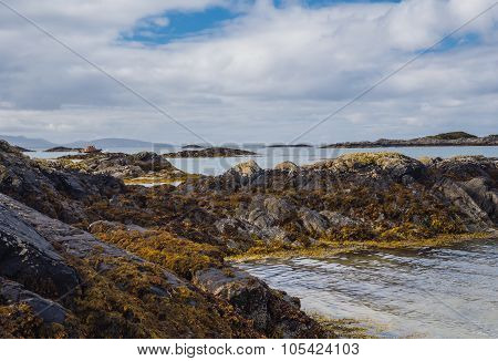 Seascape in the West Highland of Scotlands