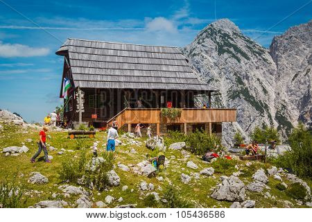 House in Alps.