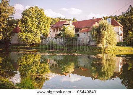 Castle on the island.